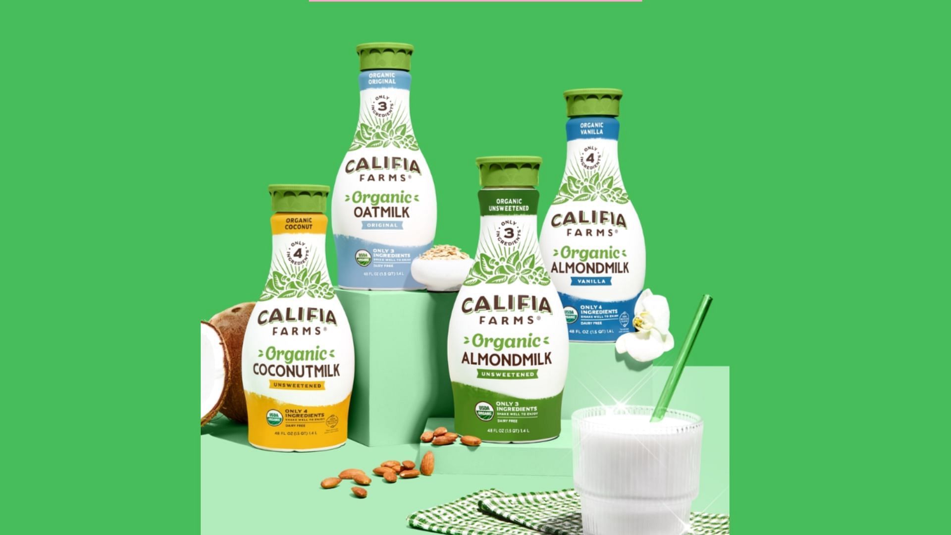 Califia Farms is famous for almond milk, oat milk, and barista-ready products (Image via Instagram/@califiafarms)